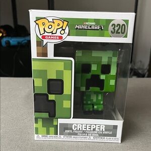 Funko Pop! Games Minecraft Creeper Figure - Green and Black